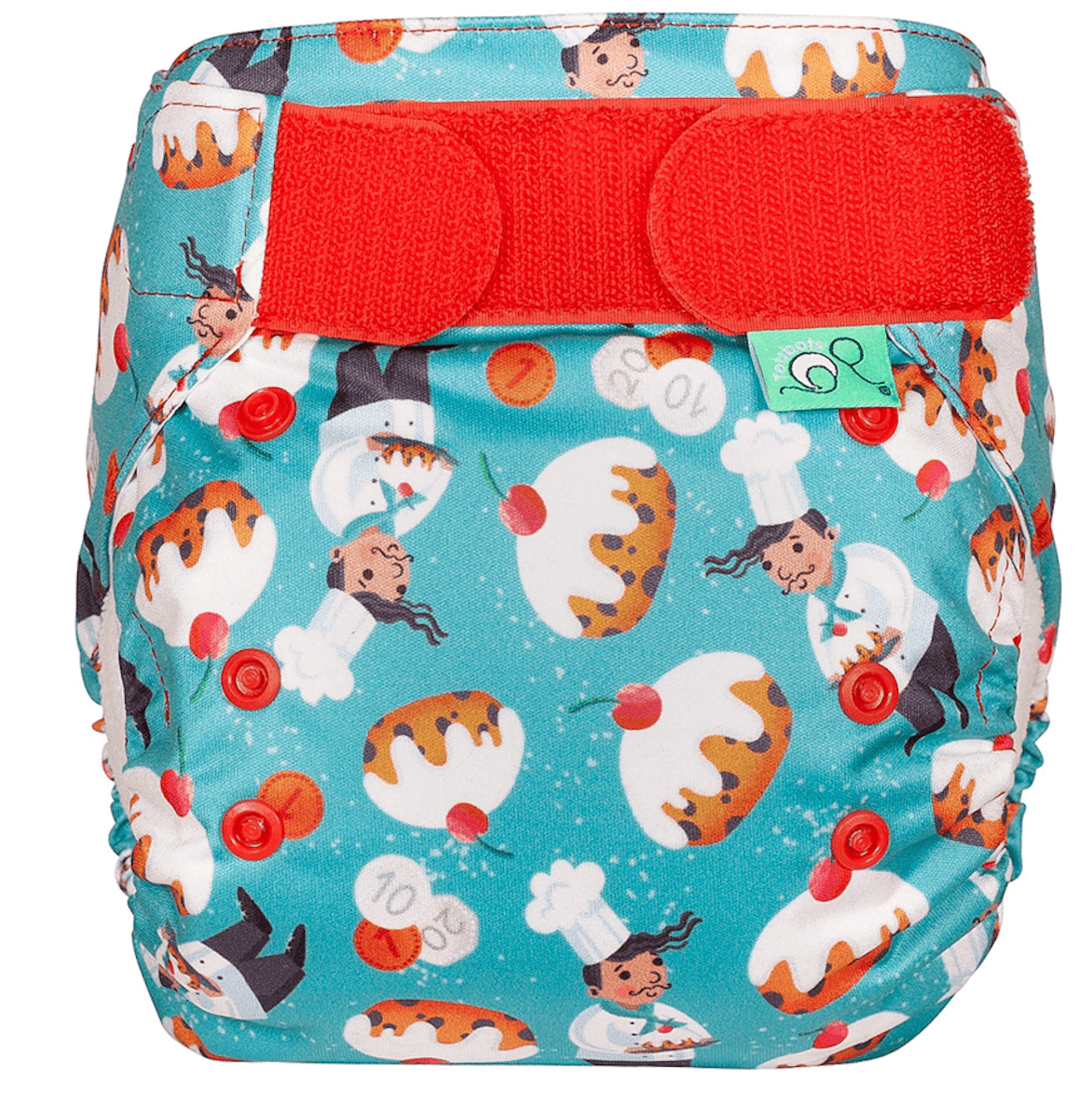 Tots BotsBamboozle Nappy WrapColour: Five Currant BunsSize: Size 2 (9-35lbs)reusable nappiesEarthlets
