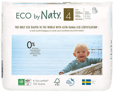 NatySize 4 Pull Up Pants - 22 packMulti Pack: 1disposable nappies size 4Earthlets