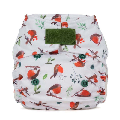 Baba + BooNewborn Reusable Nappy - PrintsColour: Pebblesreusable nappies all in one nappiesEarthlets
