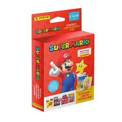 PaniniSuper Mario Playtime Sticker CollectionProduct: Mega Multiset (17 Packets)Sticker CollectionEarthlets
