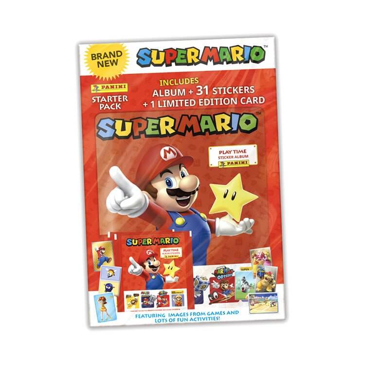 PaniniSuper Mario Playtime Sticker CollectionProduct: Starter Pack (31 Stickers)Sticker CollectionEarthlets