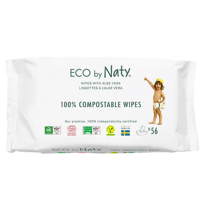NatyECO Sensitive Wipes with Aloe - 56 packMulti Pack: 1wipesEarthlets