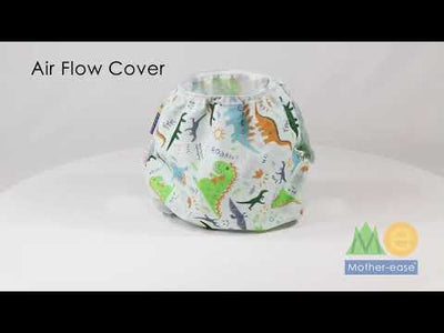 Mother-easeAir Flow Cover WetlandsColour: Wetlandssize: Sreusable nappiesEarthlets