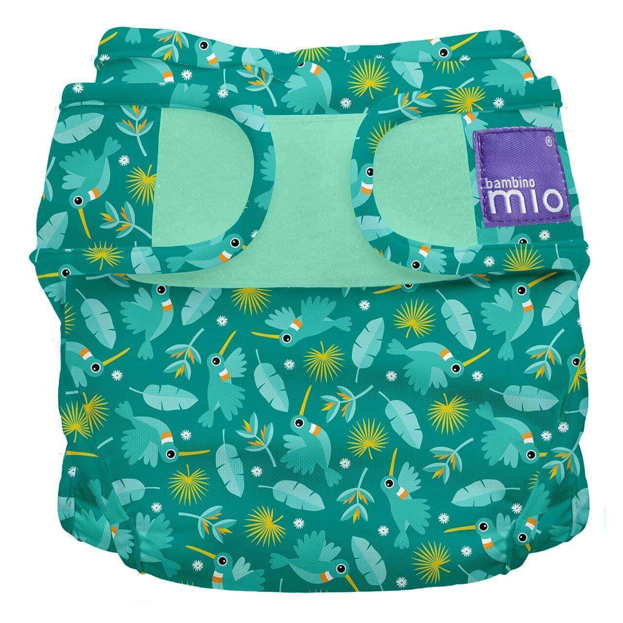 Bambino MioMioduo Reusable Nappy CoverSize: Size 1Colour: Hummingbirdreusable nappies nappy coversEarthlets