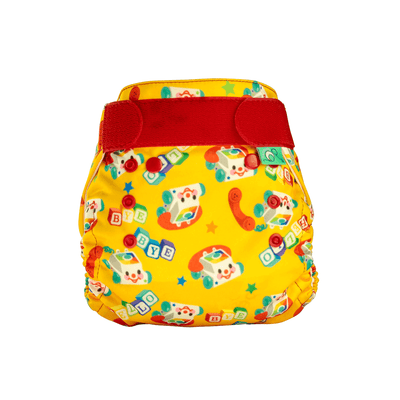 Tots BotsBamboozle Nappy WrapColour: ChatterbotsSize: Size 1 (6-18lbs)reusable nappiesEarthlets