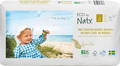NatySize 4 Nappies Eco Pack - 44 packMulti Pack: 1disposable nappies size 4Earthlets
