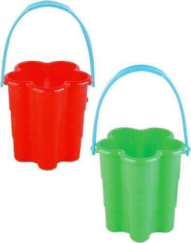 AB GeeStar Shaped Sand Bucket Red and GreenEarthlets