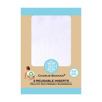 Charlie BananaDeluxe Inserts - 3 packSize: Smallreusable nappies liners and boostersEarthlets