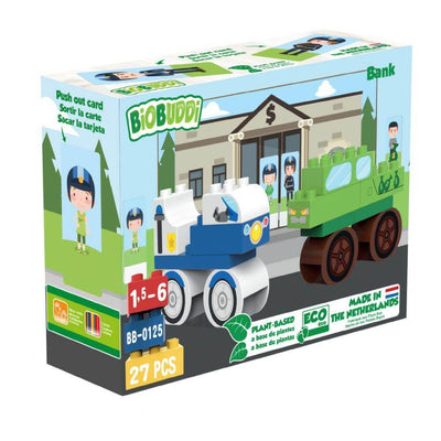 BioBuddiEnvironmentally Friendly Building blocks Town Bank age 1.5 to 6 yearsplay educational toysEarthlets