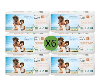 NatySize 5 Eco Nappies - 40 packMulti Pack: 6disposable nappies size 5Earthlets