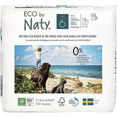 NatySize 6 Pull Up Pants - 18 packMulti Pack: 1disposable nappies size 6Earthlets