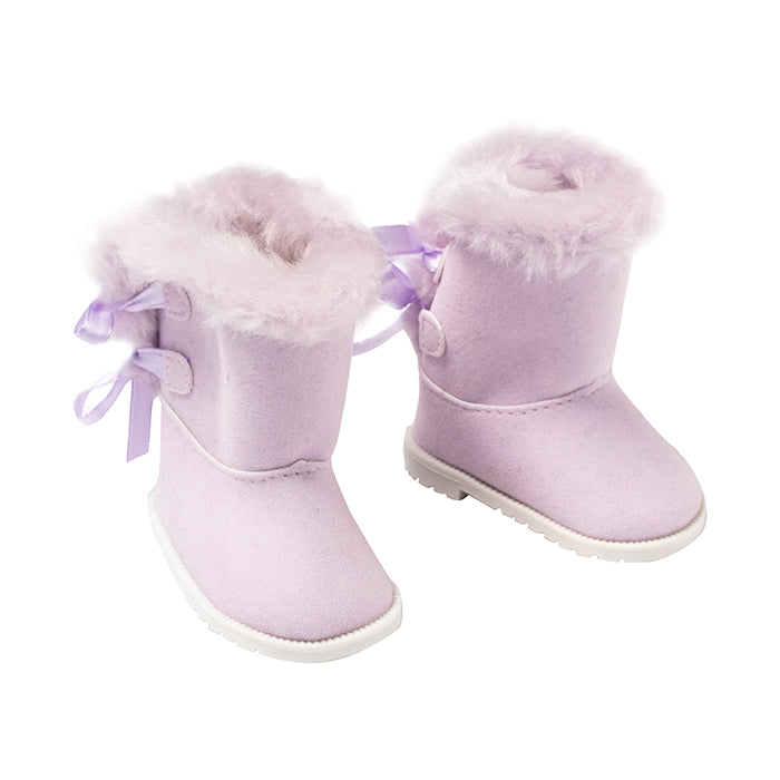 Earthlets.com| I'm A Girly Purple Shearling Boots | Earthlets.com |  | Dolls