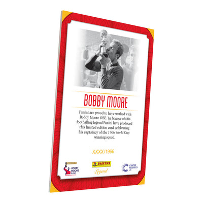 Panini| Panini's Bobby Moore Limited Edition 1966 Card | Earthlets.com |  | Trading Cards